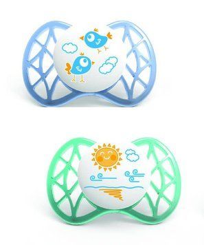 Пустушка симетрична Nuvita Air 0м+ 2шт. для хлопчика (NV7061Boy) NV7061Boy фото