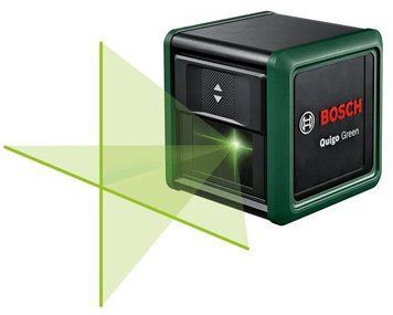 Нівелір лазерний Bosch Quigo Green, точність &plusmn; 0.8мм/м, 12м, зелений, 0.27кг 0.603.663.C02 фото