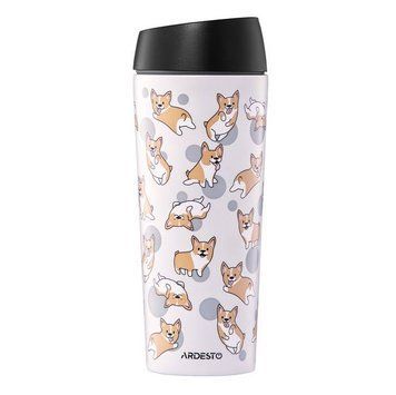 Термочашка Ardesto Coffee Time Corgi AR2645CR 450 мл белая AR2645CR фото