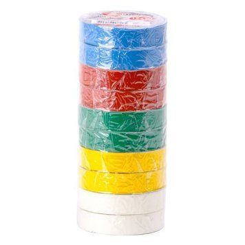 Стрічка ізоляційна 0.15mm x 17mm x 15m кольорова INTERTOOL IT-0019 IT-0019 фото