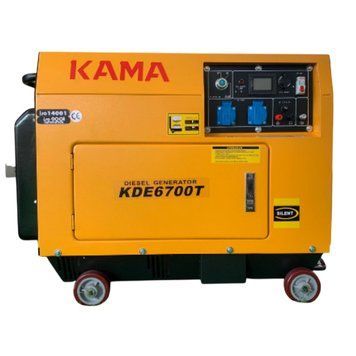 Генератор дизельный Kama kde6700t Kama kde6700t фото