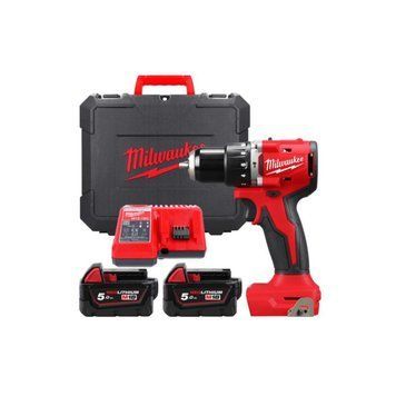Шурупокрут-дриль акумуляторний Milwaukee M18 BLPDRC-502C 18В 2х5А&middot;год М12-М18 60Нм 0&middot;1700об/хв 1.5кг 4933492826 фото