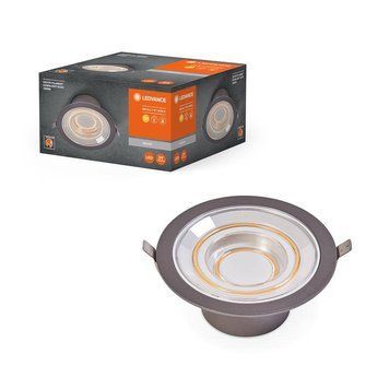 Світильник даунлайт LEDVANCE LED 8Вт 650Лм 2700K 166мм Decor Filament Downlight Echo алюміній 4058075833951 фото