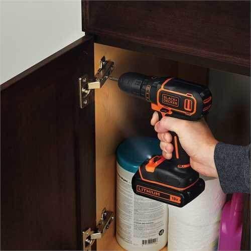 Дрель-шуруповерт Black&Decker BDCDC18B, 18В, Li-Ion, 650 об/мин. BDCDC18B фото