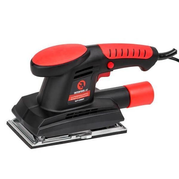 Шліфмашина вібраційна 200 Вт, 11000 кол./хв, платформа 187*90 мм INTERTOOL WT-0521 WT-0521 фото