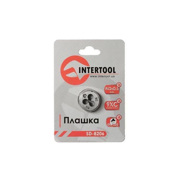 Плашка M 3x0,5 мм INTERTOOL SD-8206 SD-8206 фото
