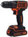 Дрель-шуруповерт Black&Decker BDCDC18B, 18В, Li-Ion, 650 об/мин. BDCDC18B фото 1