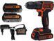 Дрель-шуруповерт Black&Decker BDCDC18B, 18В, Li-Ion, 650 об/мин. BDCDC18B фото 2