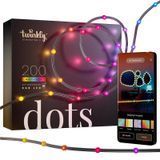Smart LED Гирлянда Twinkly Dots Lights RGB 200 Gen II, IP20, черный кабель TWD200STP-BEU фото