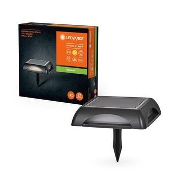 Світильник LEDVANCE LED 1.2Вт 3000K 60Лм фасадний автономний ENDURA STYLE ROUND SOLAR UTILI чорний 4058075834729 фото