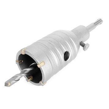 Комплект: Свердло корончастот для бетону 46 мм + Перехідник SDS Plus 100 мм INTERTOOL SD-7046 SD-7046 фото