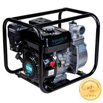 Мотопомпа 7.5 л.с. Hmax 30м Qmax 35м&sup3;/час (4-х тактный) AQUATICA AQ20CX (772531) SG-772531 фото