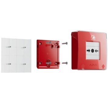 Ручной пожарный извещатель Ajax Manual Call Point (Red) (8EU) ASP 99-00016413 фото