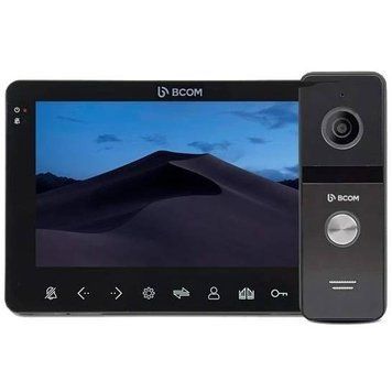 Комплект відеодомофона BCOM BD-780FHD Black Kit 99-00016542 фото