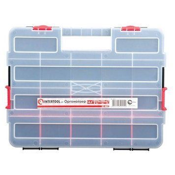 Пластиковий органайзер для інструментів 14.5" 375*290*67 мм INTERTOOL BX-4021 BX-4021 фото