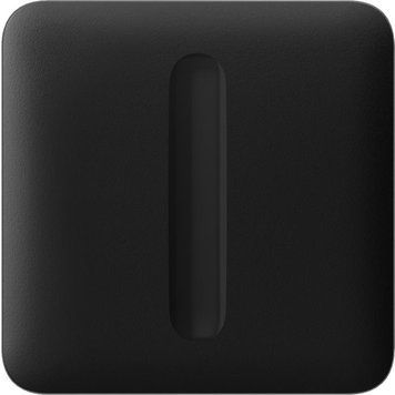 Кнопка для одноклавішного вимикача димера Ajax SoloButton Dimmer 1-gang 2-way for LightSwitch, Jeweler, бездротовий, чорний 51257 фото