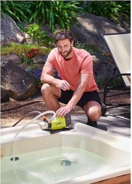 Насос садовий Ryobi R18TP-0 акумуляторний (без АКБ та ЗП) (5133003934) 5133003934 фото