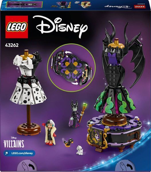 LEGO 43262 Disney Classic Плаття Малефісенти і Лютеллі де Віль 43262 фото