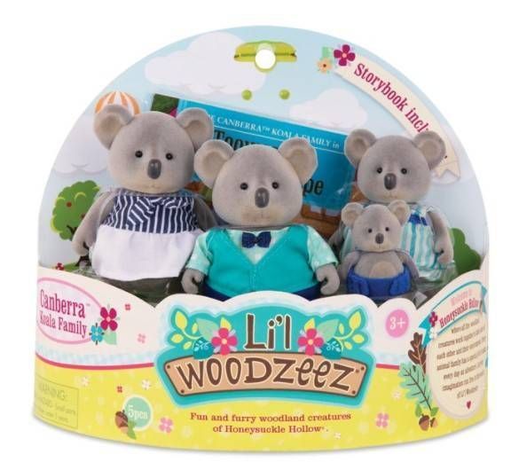 Набор фигурок Lil Woodzeez Семья Коал (6155M) 6155M фото