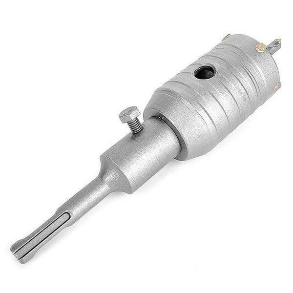 Комплект: Свердло корончастот для бетону 46 мм + Перехідник SDS Plus 100 мм INTERTOOL SD-7046 SD-7046 фото