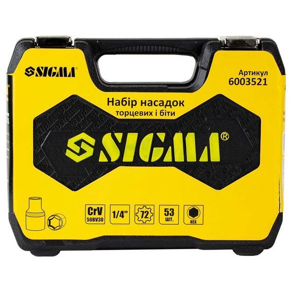 Набір інструменту Sigma (6003521) SG-6003521 фото