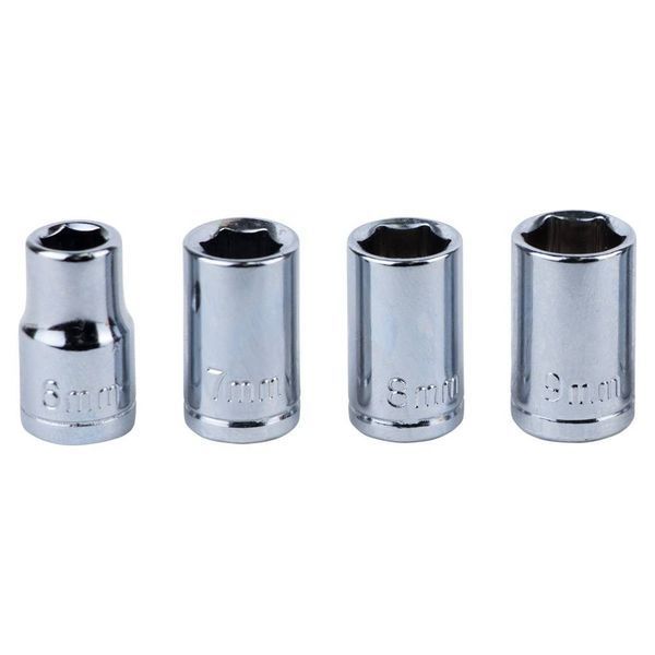 Викрутка з реверсом + насадки торцеві і біти 1/4" 13шт CrV SIGMA (4001931) SG-4001931 фото