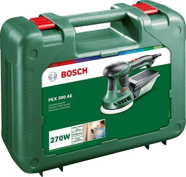 Шліфмашина ексцентрикова Bosch PEX 300 AE 200Вт 125мм (0.603.3A3.000) 0.603.3A3.000 фото