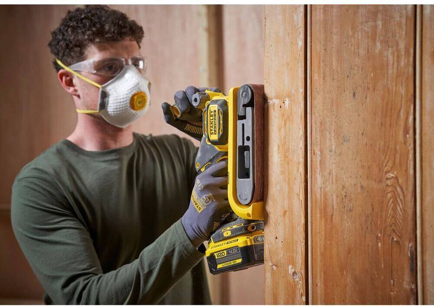 Шліфмашина стрічкова акумуляторна STANLEY FATMAX SFMCW223B SFMCW223B фото