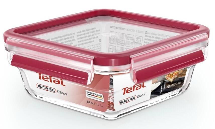 Харчовий контейнер Tefal MasterSeal Glass скло 800 мл (N1041410) N1041410 фото