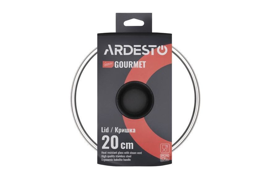 Кришка Ardesto Gemini Gourmet 20 см (AR1920GCL) AR1920GCL фото