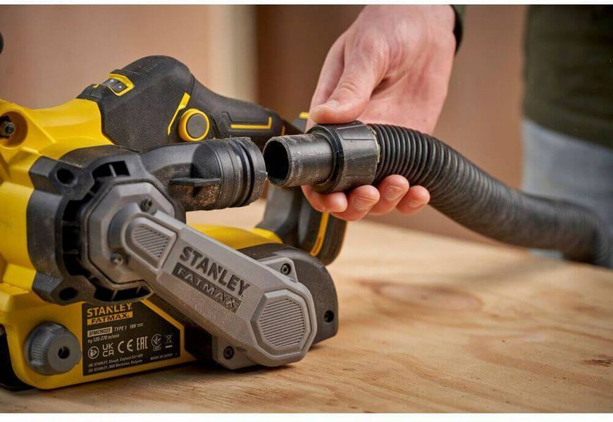 Шліфмашина стрічкова акумуляторна STANLEY FATMAX SFMCW223B SFMCW223B фото