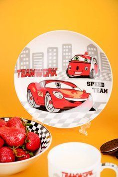 Тарелка Limited Edition CARS /18 см/обед (YF6032-1) YF6032-1 фото