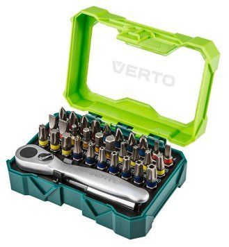 Набір біт з ключем VERTO 32 шт 66H622 66H622 фото