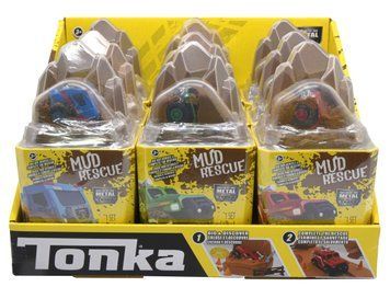 Игрушка набор Tonka Машинка металл. с массой для лепки и аксесс. 4 вида 6051 фото