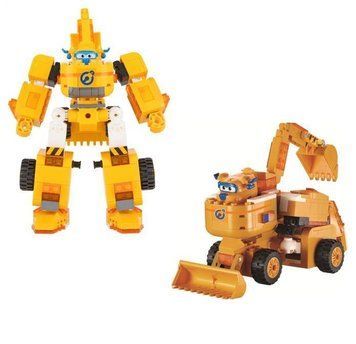Конструктор-трансформер Super Wings Small Blocks 2-in-1 Buildable Transforming Vehicle Donnie, Донні EU385007 фото