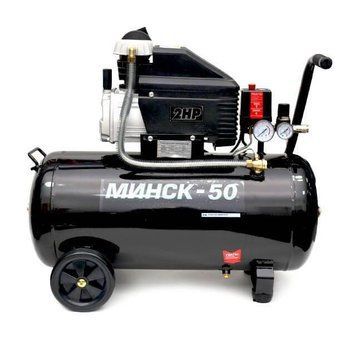 Компресор Мінськ-50, 2.0 HP, 1.5кВт, 220В, 8атм, 205л / хв INTERTOOL PT-0021 PT-0021 фото