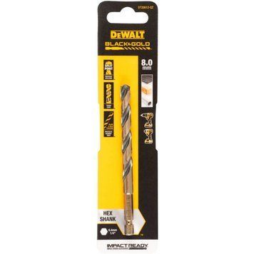 Сверло по металлу EXTREME IMPACT Black & Gold DeWALT DT20612 DT20612 фото