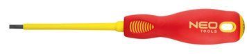 Отвертка Neo Tools шлицевая 3.0 x 100 мм, (1000 В), CrMo 04-052 фото