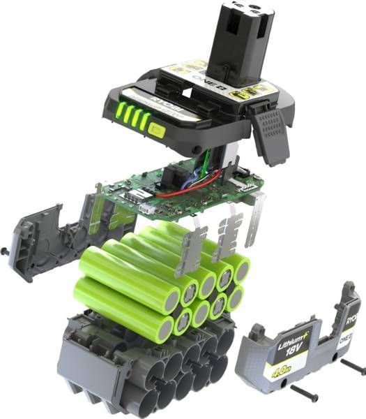Аккумулятор Ryobi ONE+ RB1840X 18В 4А&middot;час (5133005053UNP) 5133005053UNP фото
