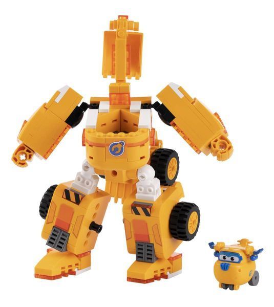 Конструктор-трансформер Super Wings Small Blocks 2-in-1 Buildable Transforming Vehicle Donnie, Донні EU385007 фото