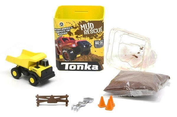 Игрушка набор Tonka Машинка металл. с массой для лепки и аксесс. 4 вида 6051 фото