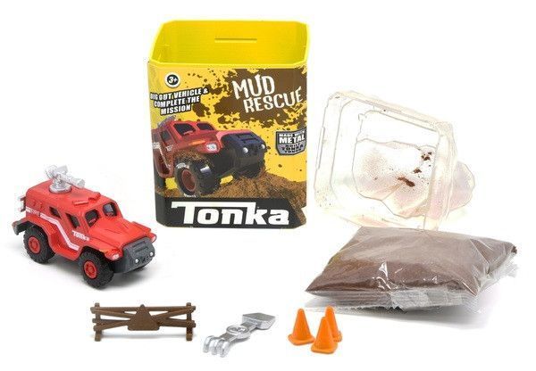 Игрушка набор Tonka Машинка металл. с массой для лепки и аксесс. 4 вида 6051 фото