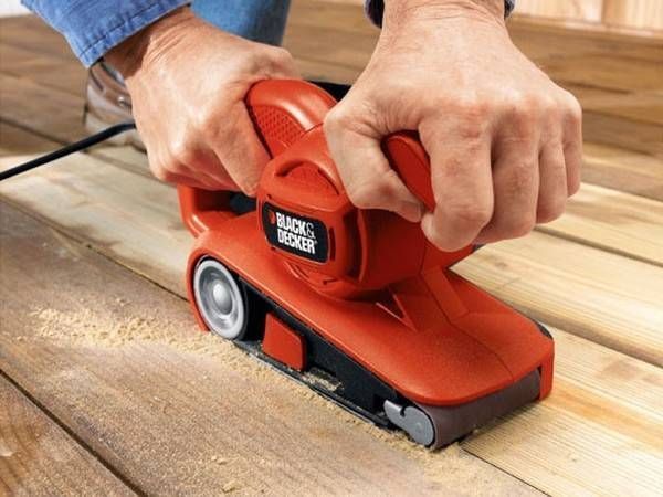 Ленточная шлифмашина Black&Decker KA86-QS 720Вт, 75х457мм KA86 фото