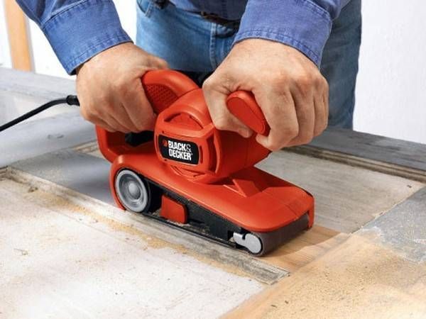 Ленточная шлифмашина Black&Decker KA86-QS 720Вт, 75х457мм KA86 фото