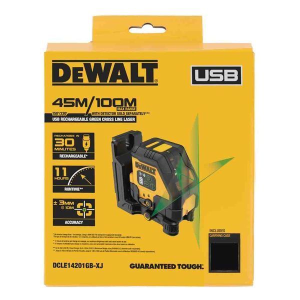 Уровень лазерный линейный DeWALT DCLE14201GB DCLE14201GB фото