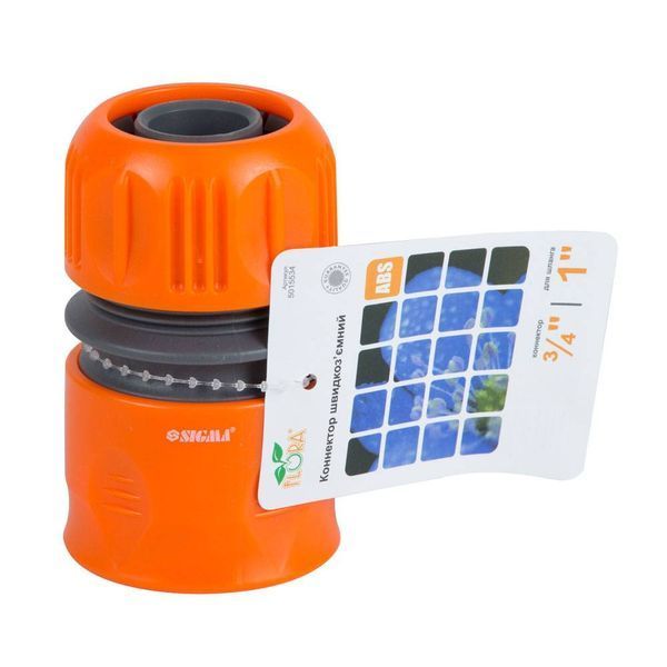 Конектор 3/4" швидкознімний для шланга 1" (ABS) FLORA (5015534) SG-5015534 фото