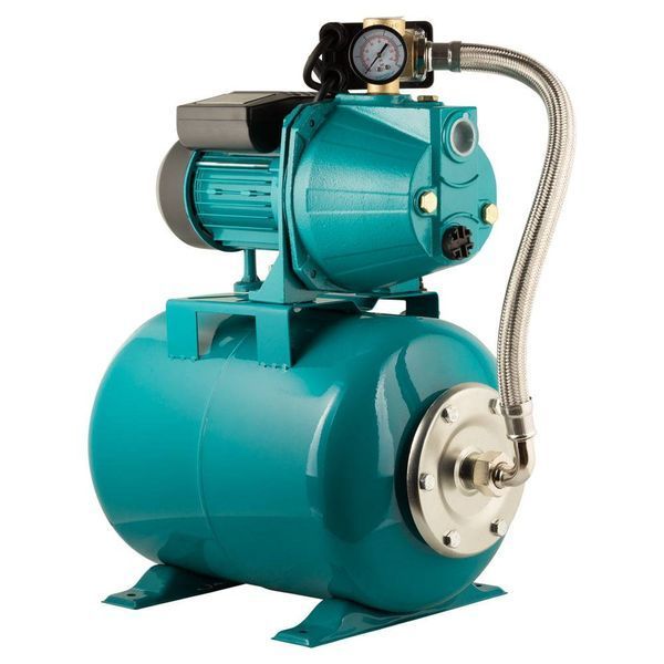 Станция 0.75кВт Hmax48м Qmax 55л/мин (самовсасывающий насос) 24л Украина AQUATICA JETa80A5/RUS (775092/24) SG-775092/24 фото