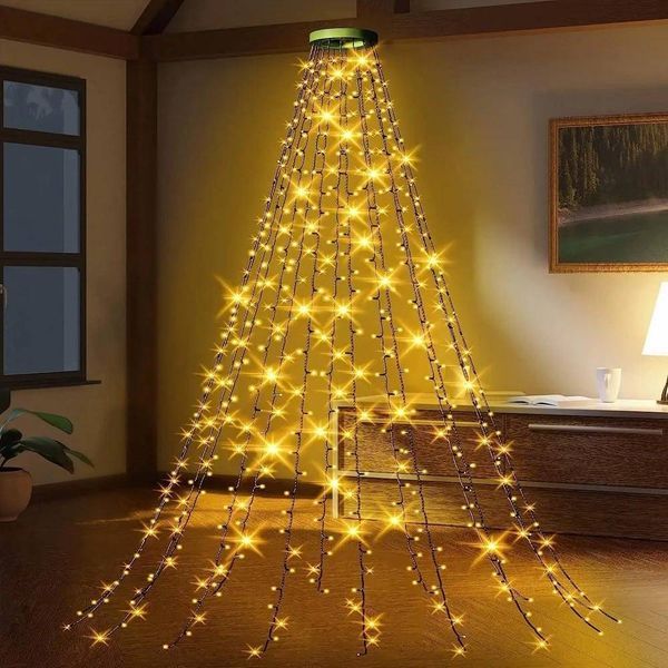 Светодиодная гирлянда ColorWay (CW-G-98L71CU) 98LED, 7x1.5м, 8 функций, теплый цвет USB CW-G-98L71CU фото