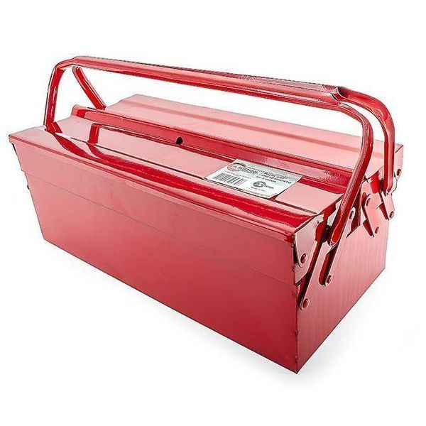 Ящик для инструмента металлический 450 мм, 3 секции INTERTOOL HT-5043 HT-5043 фото