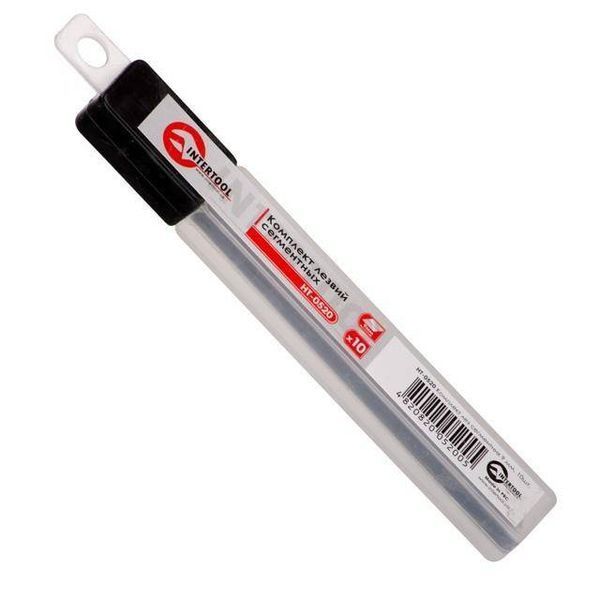 Комплект лезвий сегментных 9 мм, 10шт. INTERTOOL HT-0520 HT-0520 фото